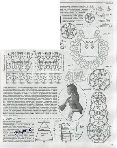 Tuniki, topiki - Bolero union de motivos explicacion1.jpg