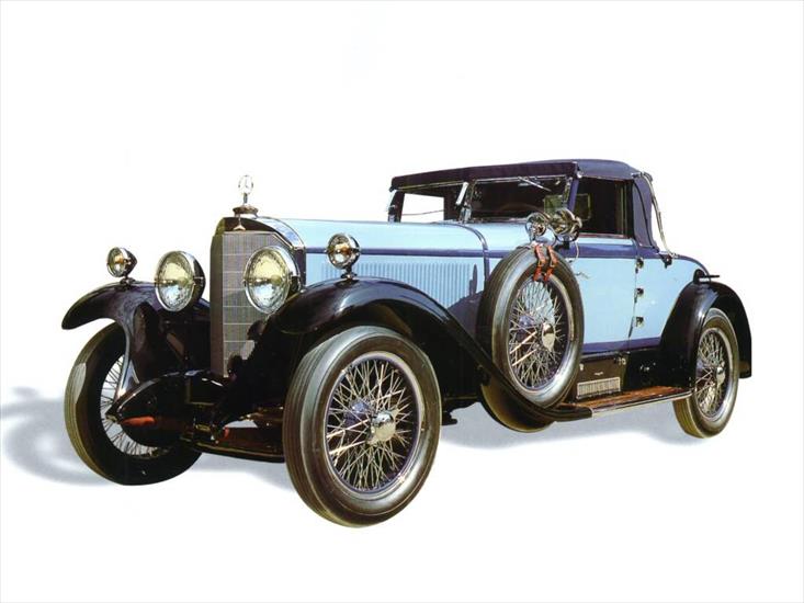 stare samochody - 1927 Mercedes-Benz Model K Cabriolet Light Blue.jpg