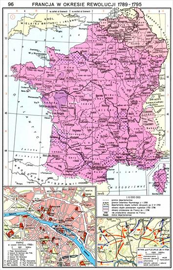 Atlas Historyczny Świata Polecam - 096_Francja w okresie Rewolucji 1789-1795.jpg